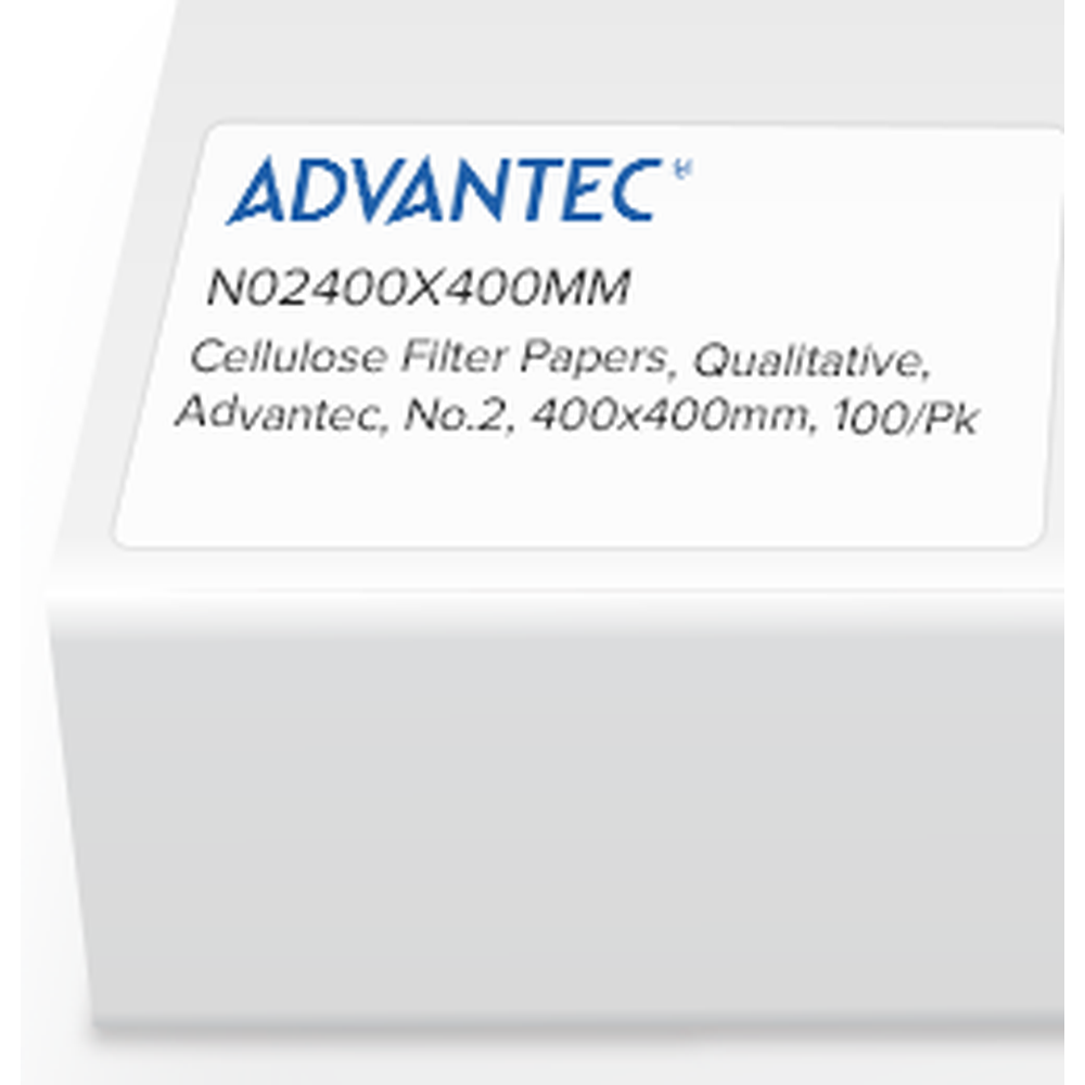Qualitative Filter Papers No.2, 400 x 400mm, 100/pk