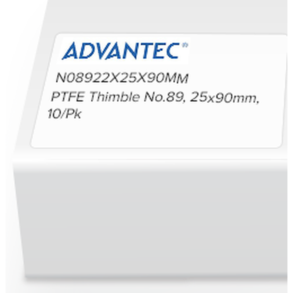 PTFE Thimble No.89, 25 x 90mm, 10/Pk