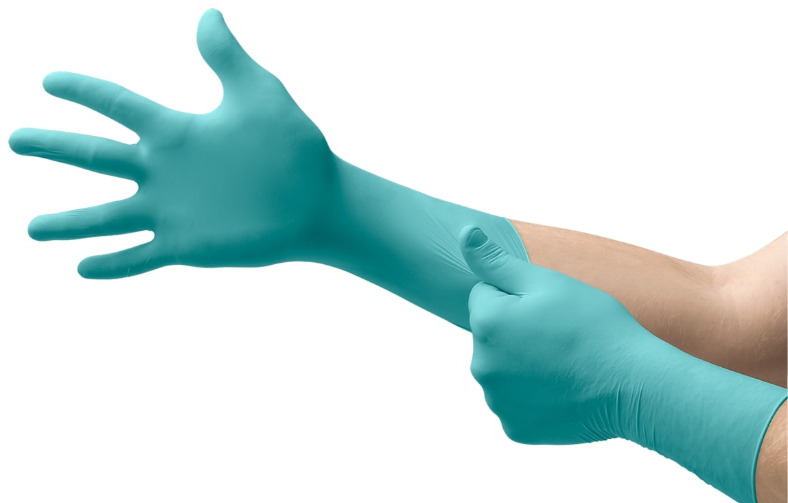 Long Cuff PF EC Nitrile Exam Glove Large