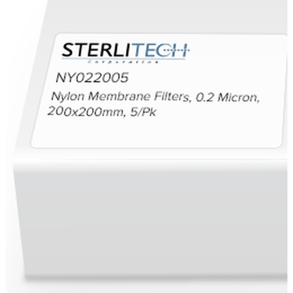 Nylon Membrane Filters, 0.2 Micron, 200 x 200mm, 5/Pk