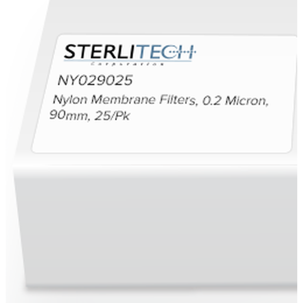 Nylon Membrane Filters, 0.2 Micron, 90mm, 25/Pk