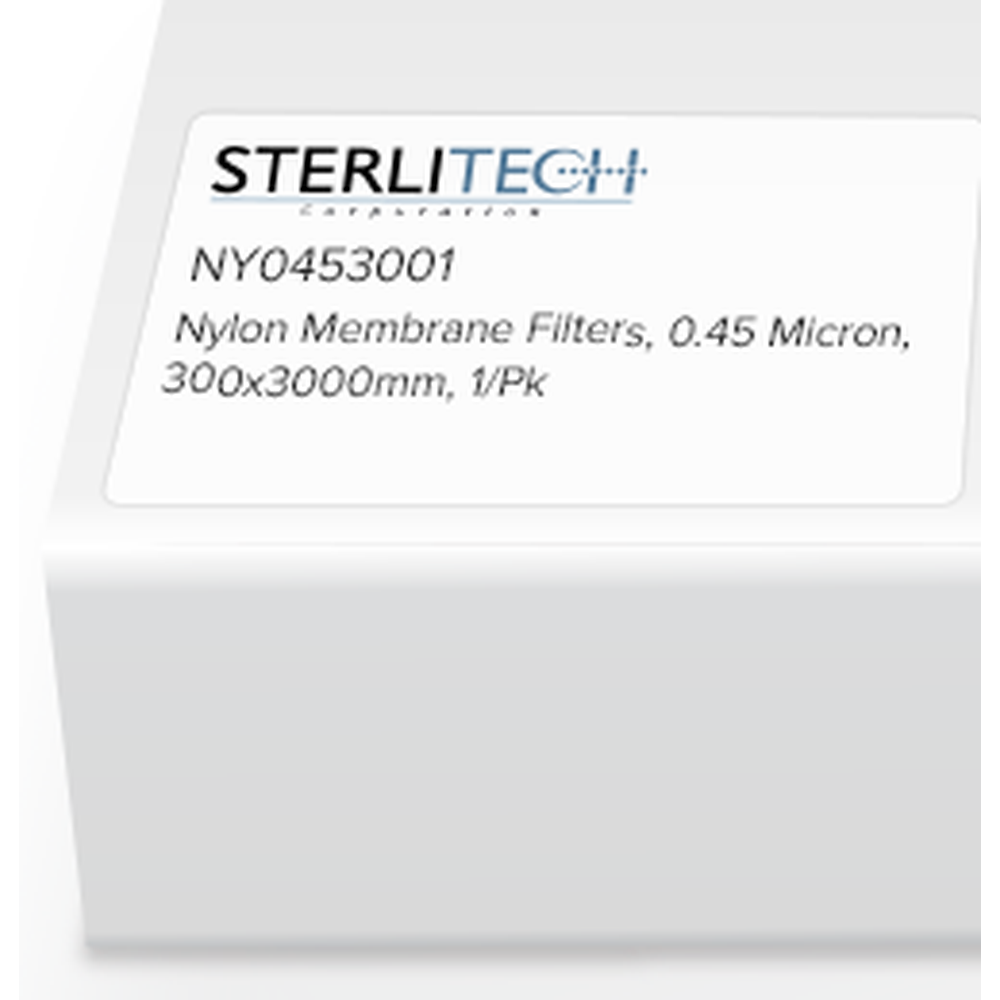 Nylon Membrane Filters, 0.45 Micron, 300 x 3000mm, 1/Pk