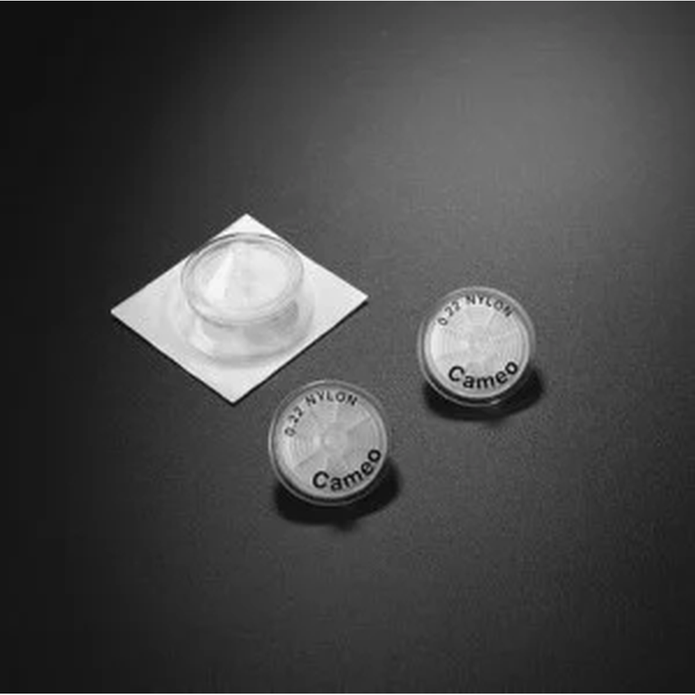 Nylon Syringe Filters, Sterile, Abluo, 0.22 Micron, 25mm, 50/pk