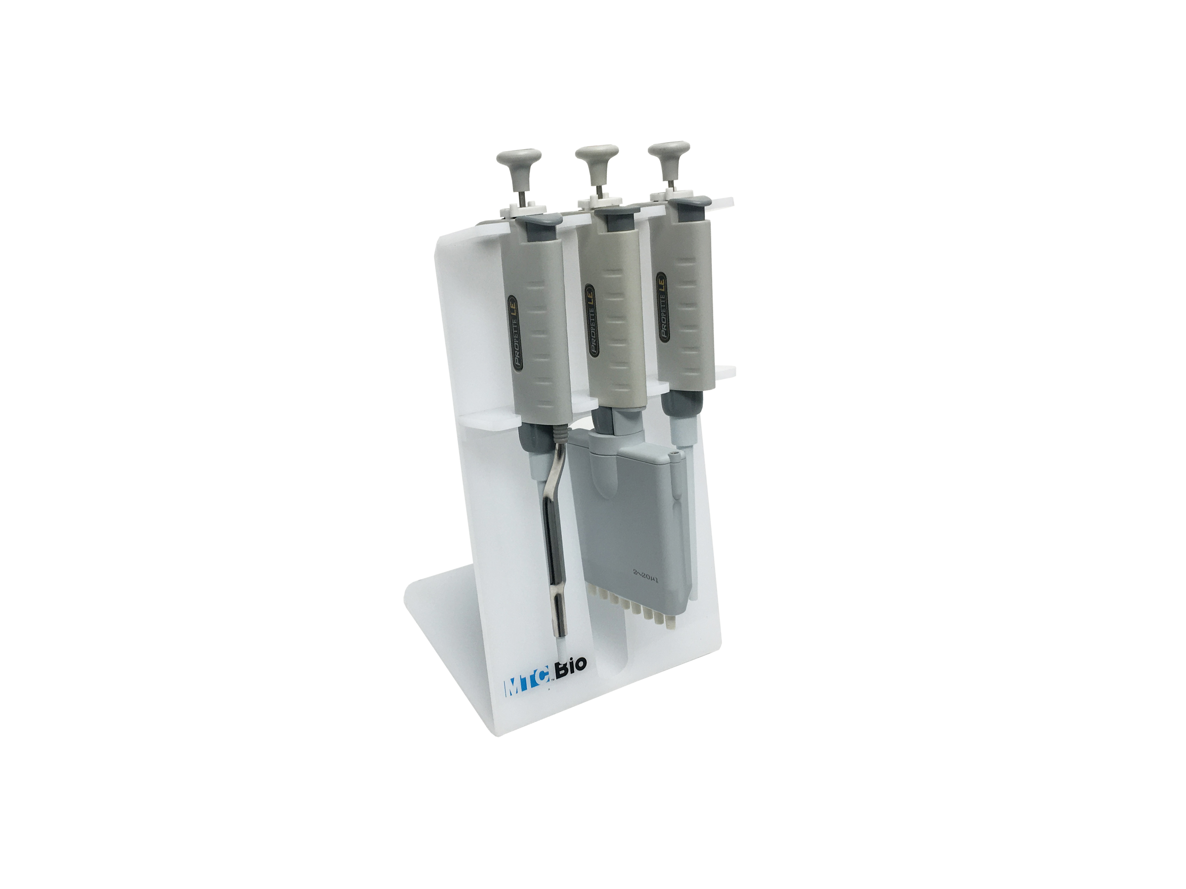 SureStand Multi-Channel Capable Pipette Rack, Rack for 3 pipettes acrylic, 1/EA