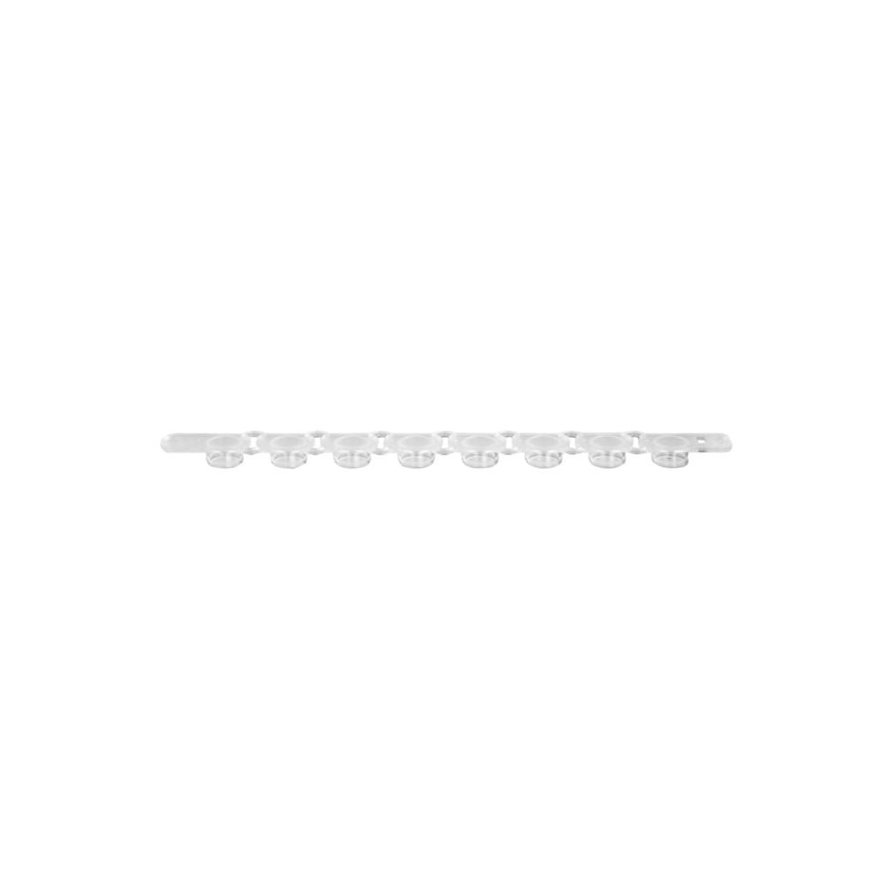 Axygen 0.2mL Thin Wall PCR Tubes with Flat Cap, Clear, Nonsterile
