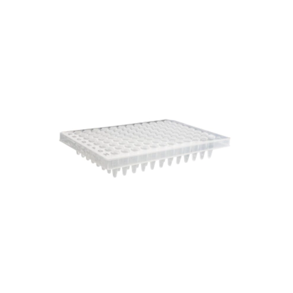 Axygen 96 Well Polypropylene PCR Microplate, Half Skirt, Clear, Nonsterile
