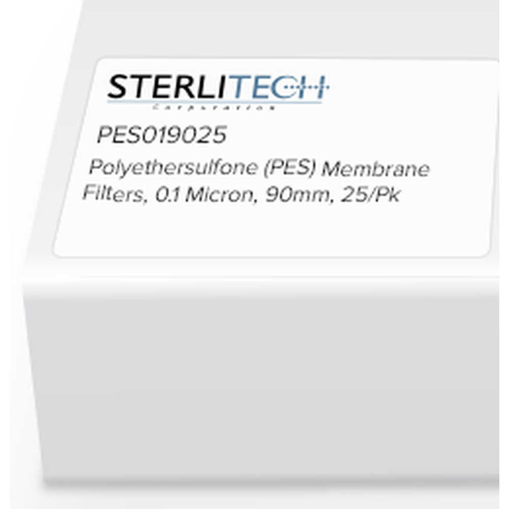 Polyethersulfone (PES) Membrane Filters, 0.1 Micron, 90mm, 25/PK