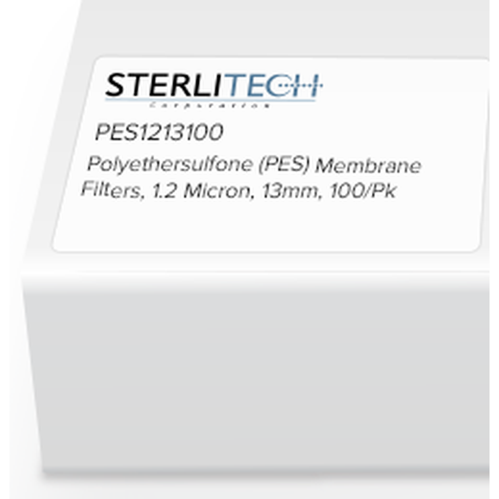 Polyethersulfone (PES) Membrane Filters, 1.2 Micron, 13mm, 100/Pk