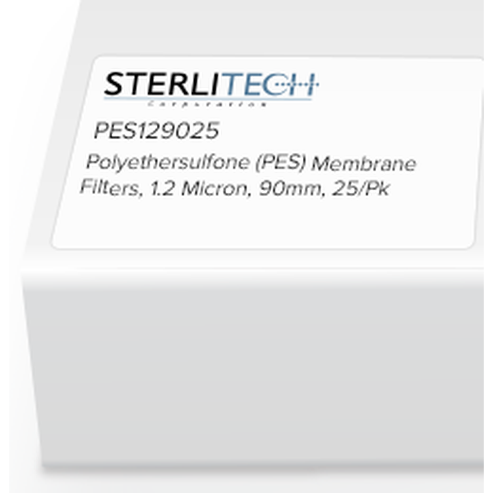 Polyethersulfone (PES) Membrane Filters, 1.2 Micron, 90mm, 25/Pk