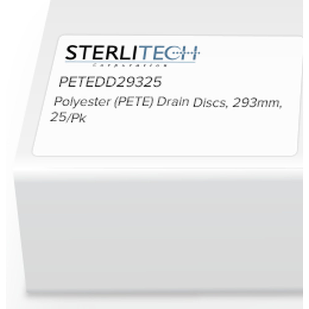 Polyester (PETE) Drain Disc, 293mm, 25/Pk