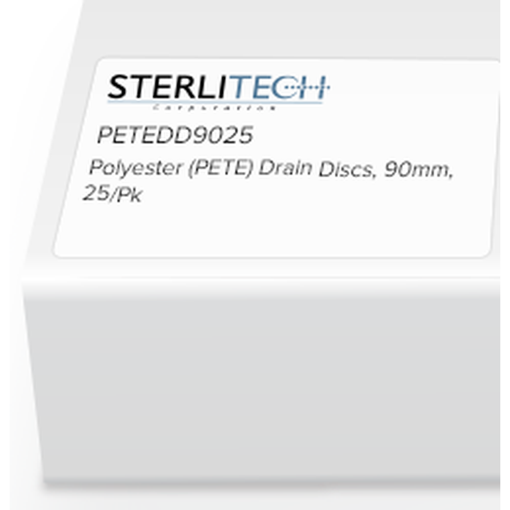 Polyester (PETE) Drain Disc, 90mm, 25/Pk