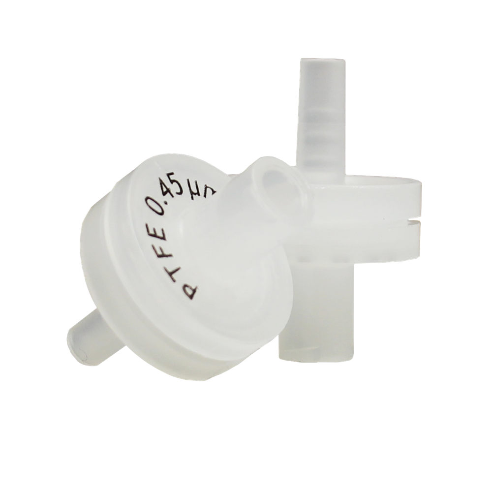 PTFE Syringe Filters, Hydrophobic, Abluo, 0.45 Micron, 13mm, 500/Pk