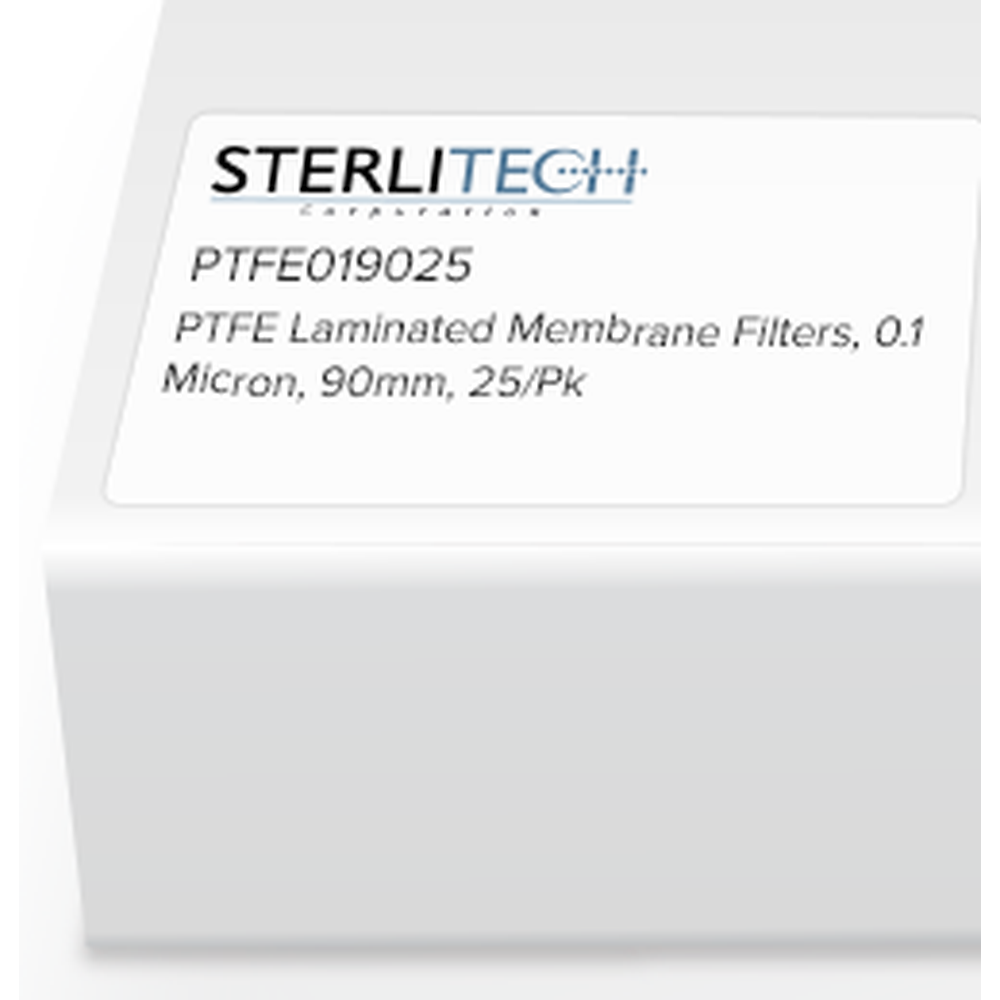 PTFE Laminated Membrane Filters, 0.1 Micron, 90mm, 25/Pk