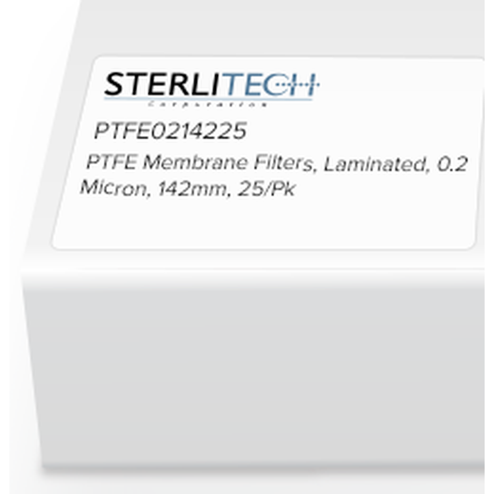 PTFE Laminated Membrane Filters, 0.2 Micron, 142mm, 25/Pk