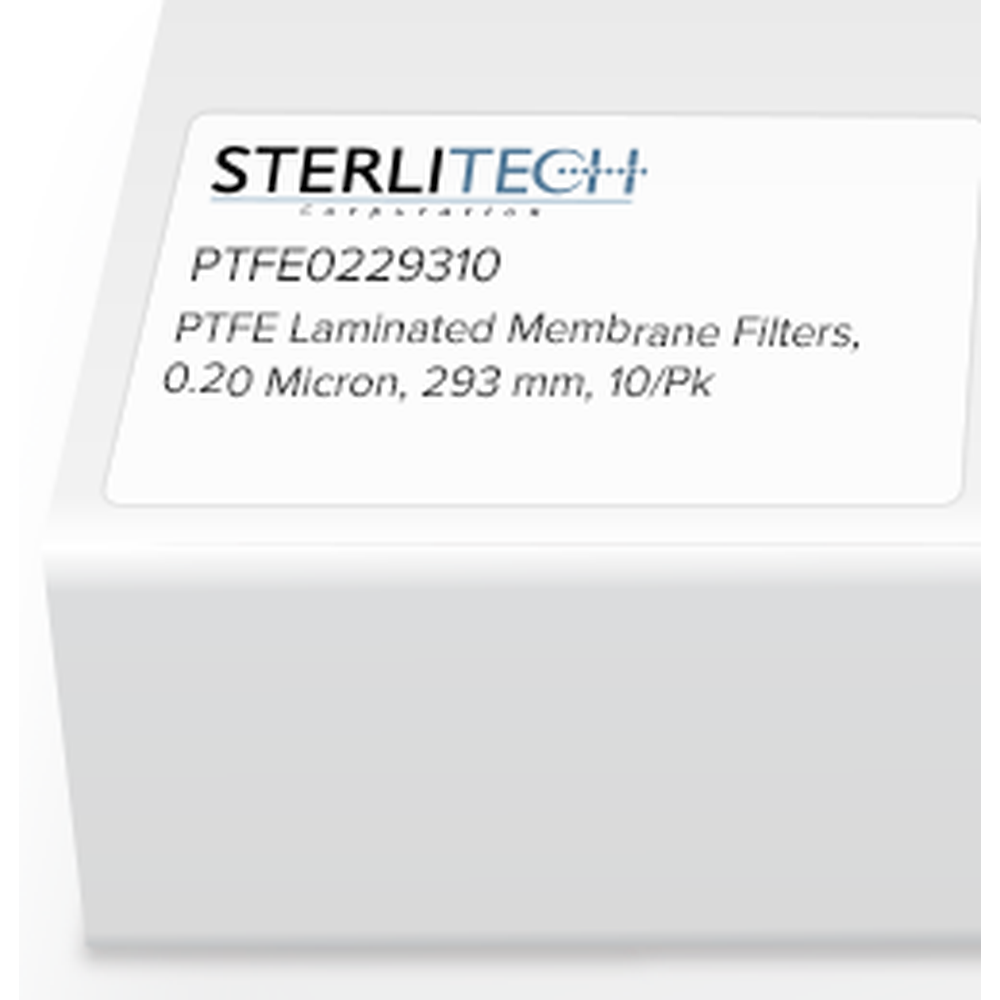 PTFE Laminated Membrane Filters, 0.2 Micron, 293mm, 10/Pk