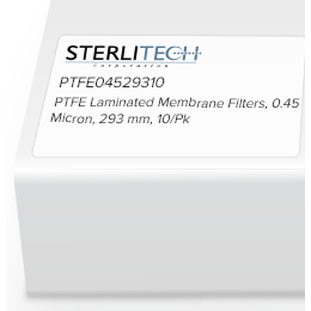 PTFE Laminated Membrane Filters, 0.45 Micron, 293mm, 10/Pk