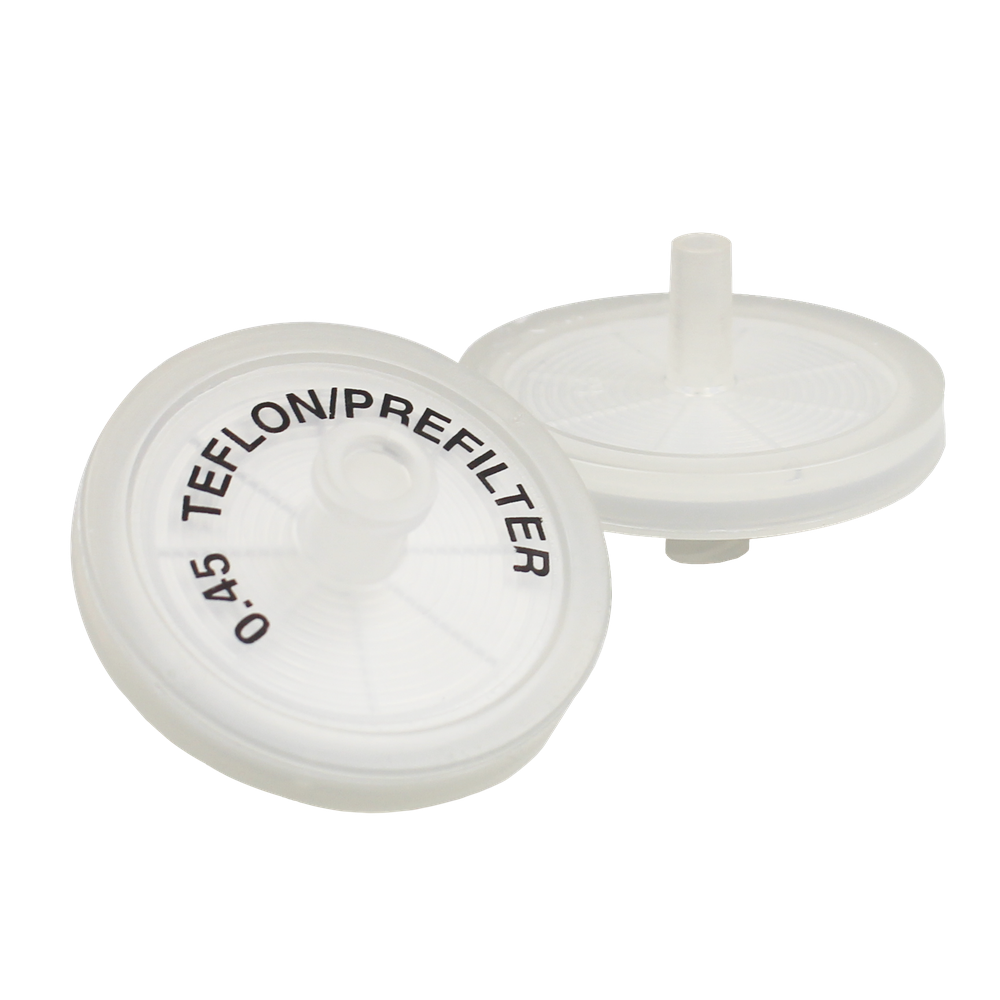 PTFE Syringe Filters, with Prefilter, Cameo, 0.45 Micron, 30mm, 500/pk
