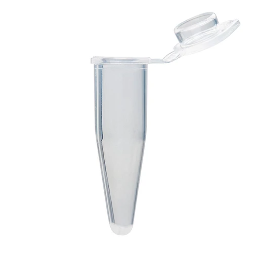 0.5mL Individual PCR Tube with Frosted Flat Cap, Natural - cs-10000