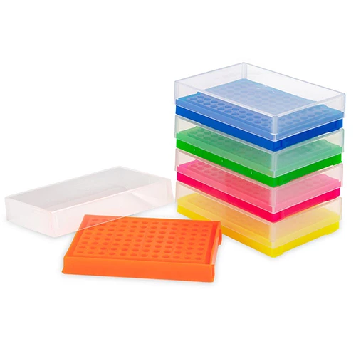 Slide Box for 25 Slides, Cork Lined, Yellow - CS/120