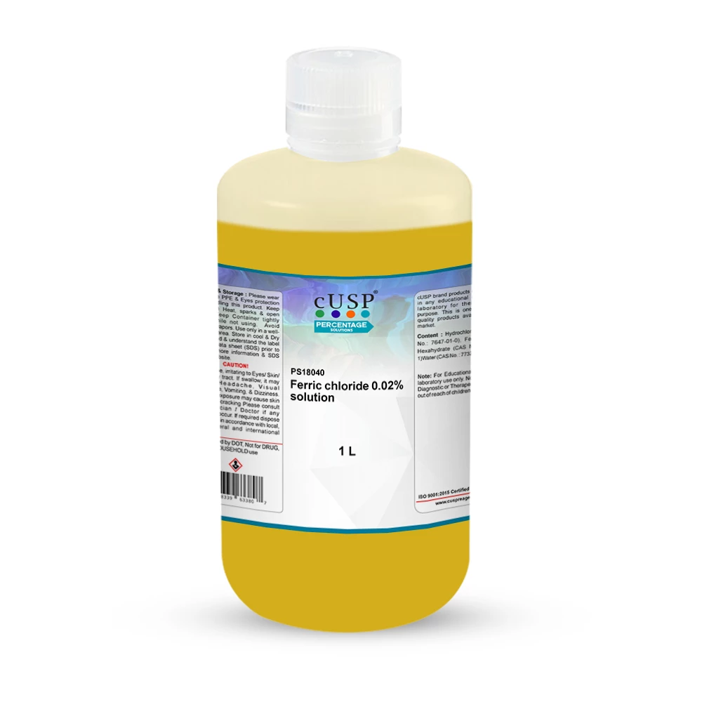 Ferric Chloride 0.02% Solution