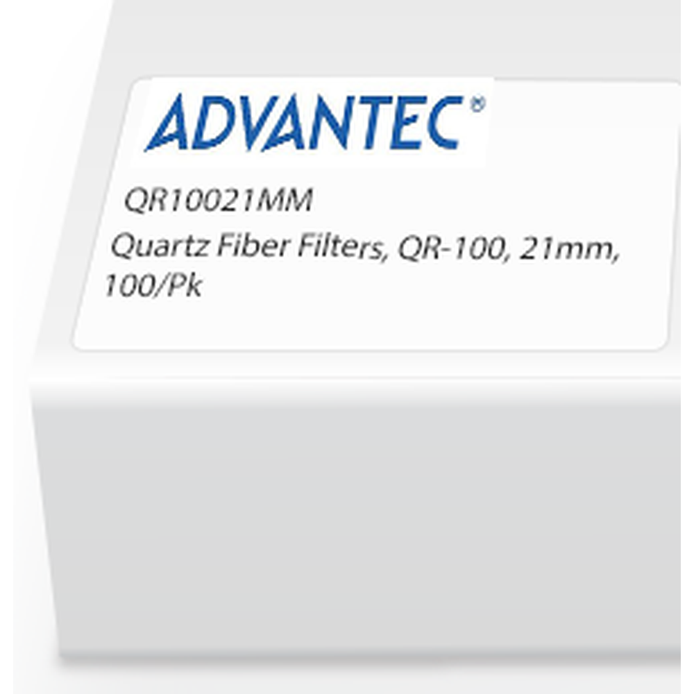 Quartz Fiber Filters, QR-100, 21mm, 100/Pk