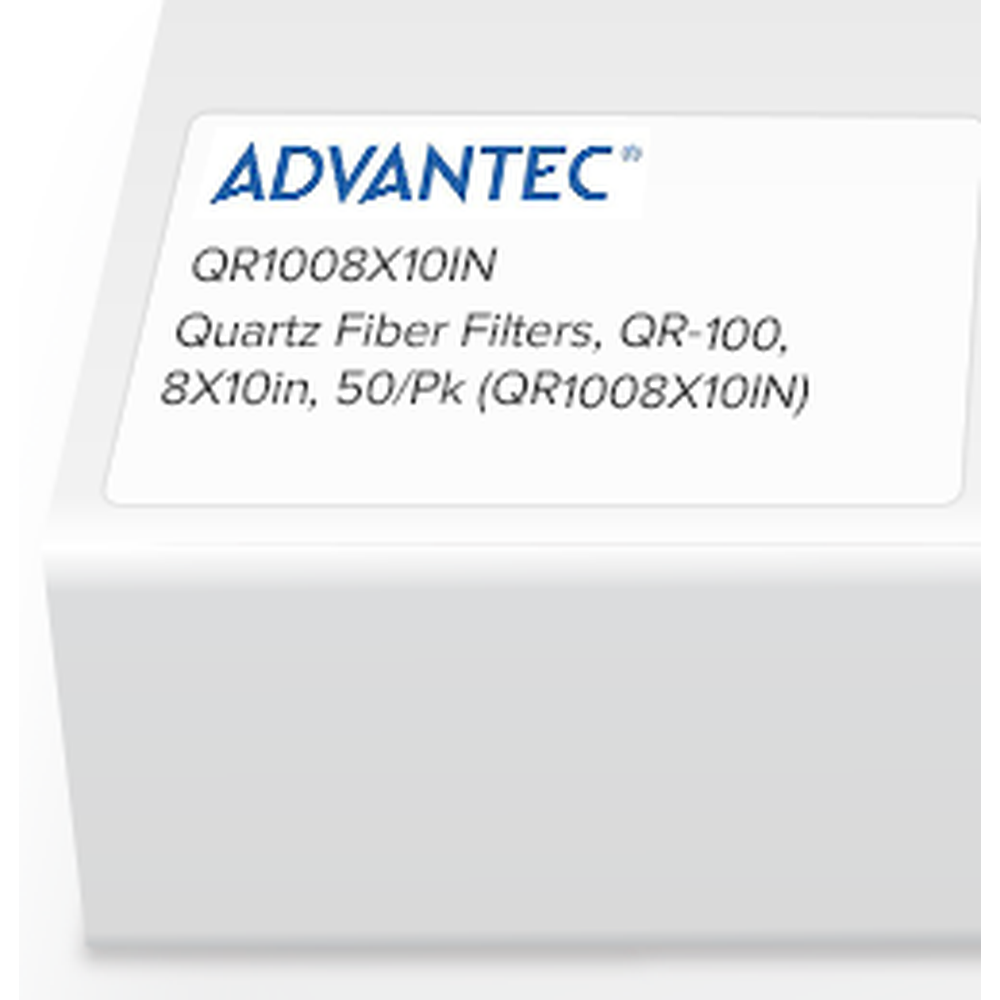 Quartz Fiber Filters, QR-100, 8X10in, 50/Pk
