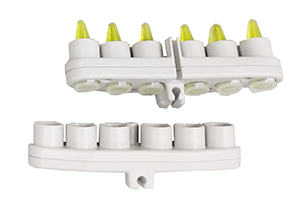 6 x 1.5/2.0ml tube holder, pack of 2 (Installed for vertical or horizontal mixing)