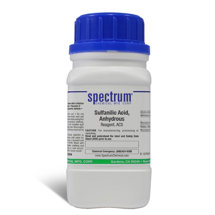 Sulfanilic Acid, Anhydrous, Reagent, ACS - 125g