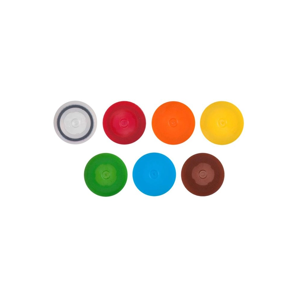 Axygen Microcentrifuge Non-Looped Screw Caps, with O-rings, Clear, Polypropylene, 500 Caps/Unit, 8 Units/Case.
