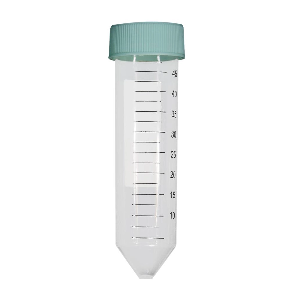 Axygen
  50mL Sterile Conical Bottom Copolymer Screw Cap Centrifuge Tube, 25 Tubes and Caps per Unit, 20 Units/Case.