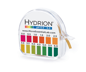 Hydrion S/R Dispenser 0.0-6.0, Carton10