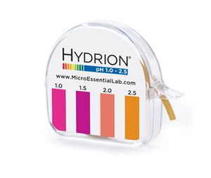Hydrion S/R Dispenser 1.0-2.5, Carton10