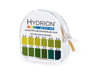 Hydrion pH Paper Dispenser 5.5-8.0, Carton10