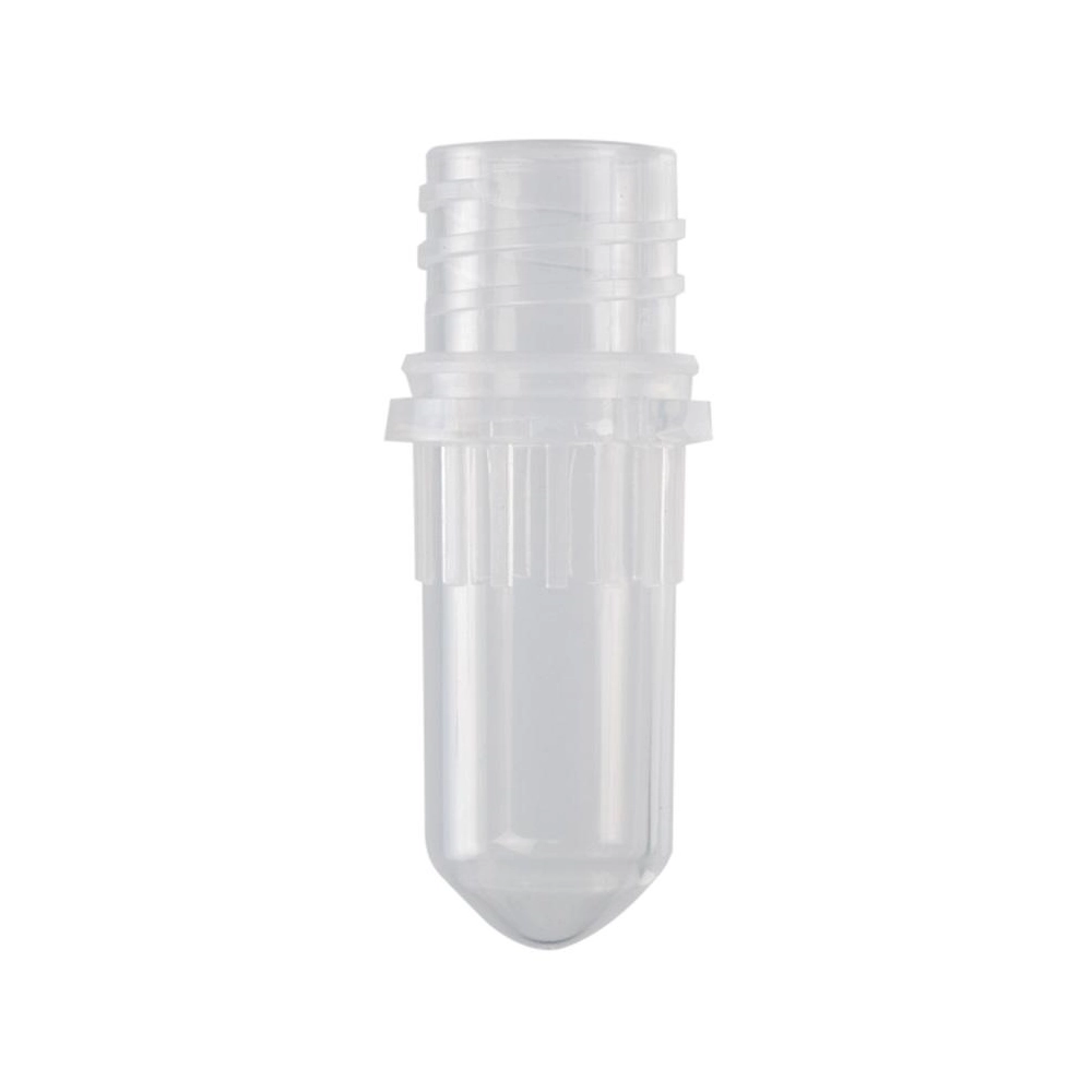 Axygen 0.5mL Conical Screw Cap Tubes Only, Polypropylene, Clear, Non-Sterile, 500 Tubes/Pack, 8 Packs/Case.