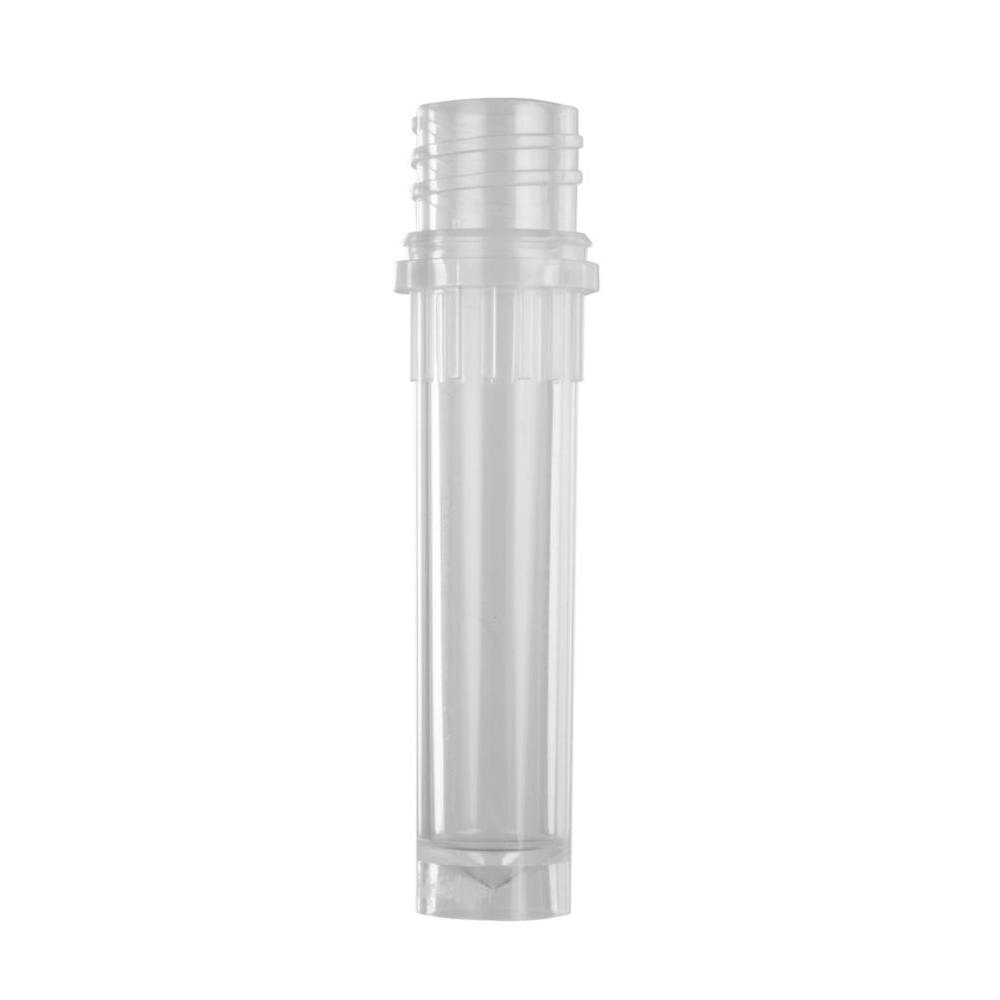 Axygen 2.0mL Self Standing Screw Cap Tubes Only, Polypropylene, Clear, Non-Sterile, 500 Tubes/Pack, 8 Packs/Case.