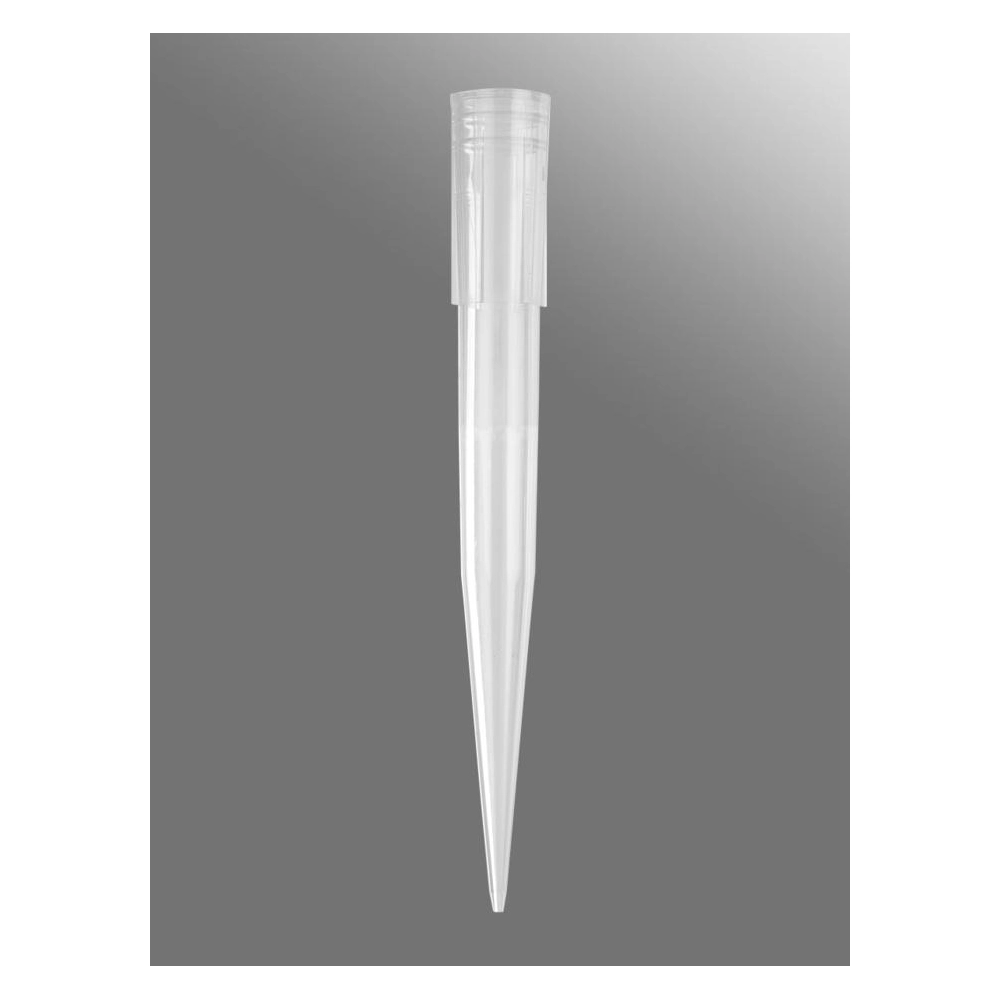 Axygen 1000µL Maxymum Recovery Pipet Tips, Bevelled, Clear, Sterile,Rack Pack,100 Tips/Rack,10 Racks/Pack,5 Packs/Case.