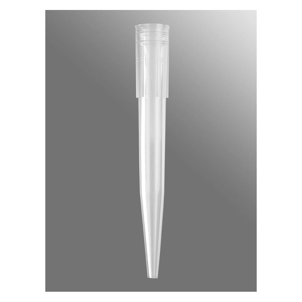 Axygen 1000µL Pipet Tips, Wide-Bore, Clear, Non-Sterile, Rack Pack, 100 Tips/Rack, 10 Racks/Pack, 5 Packs/Case.