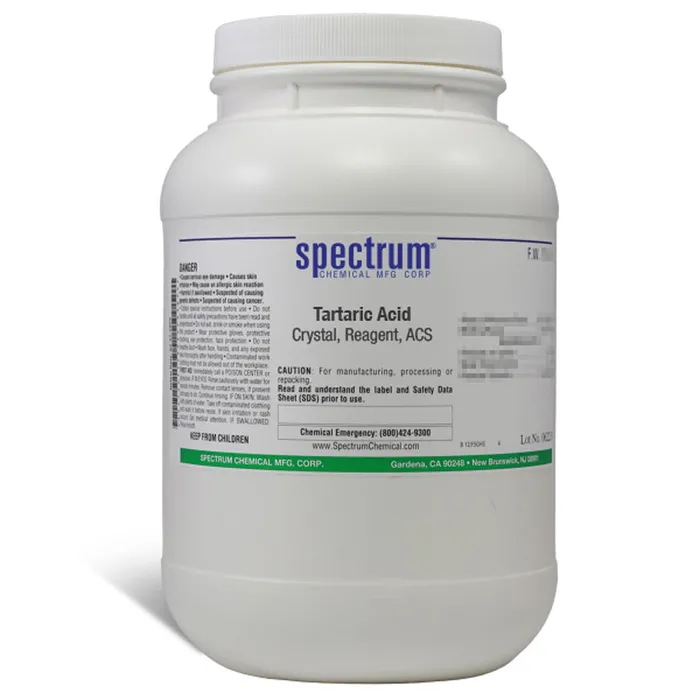 Tartaric Acid, Crystal, Reagent, ACS - 2.5Kg