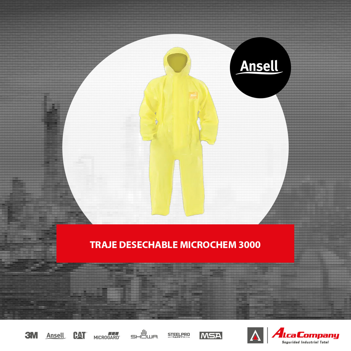 MICROCHEM ALPHATEC 684000PAPR VENTILATED SUIT W/SCOTT PAPR SOCK WITH OVERFLAP SIZE 5XL