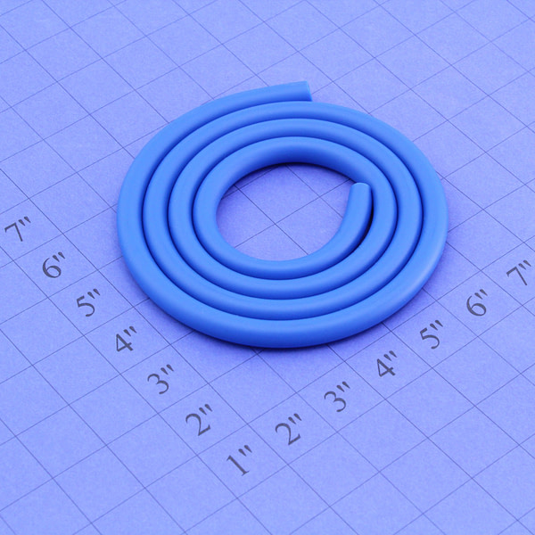 PVC Tube Blue 4 Foot Piece