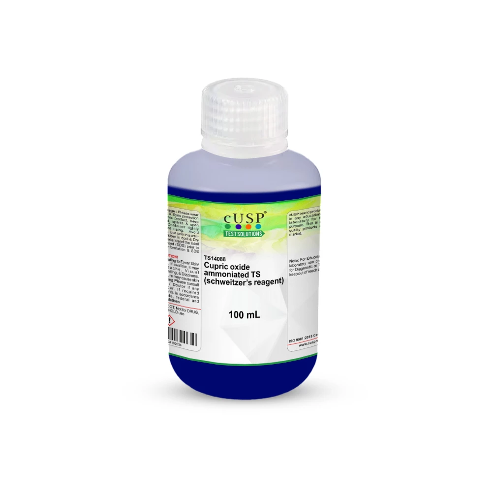 Cupric Oxide, Ammoniated, TS (Schweitzer's Reagent)
