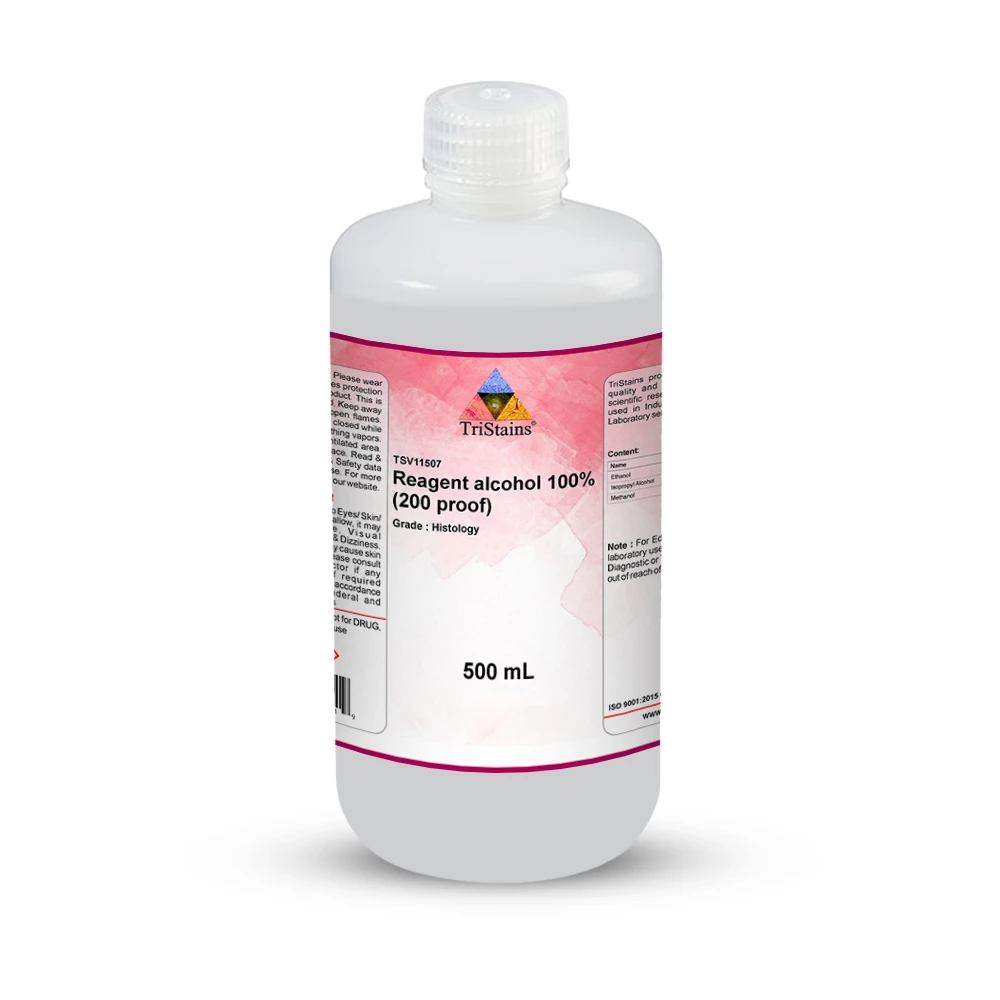 Reagent Alcohol 100% (200 Proof) for Histology