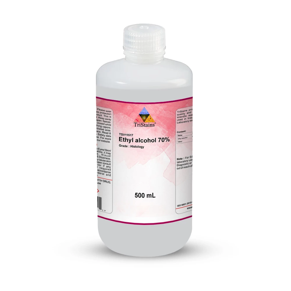 Ethyl alcohol 70% for Histology