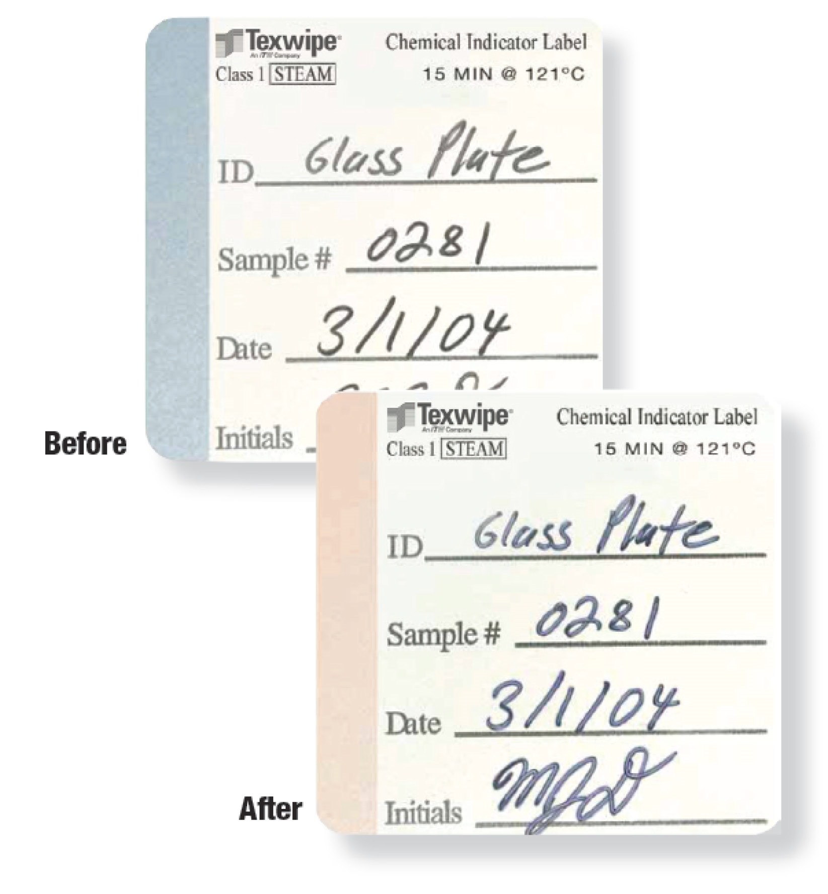 Texwipe autoclave label