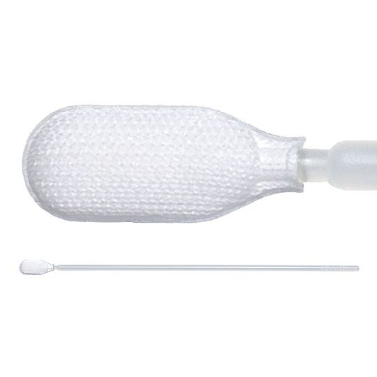 ESD-Safe Alpha® Polyester Knit Cleanroom Swab with Long Handle