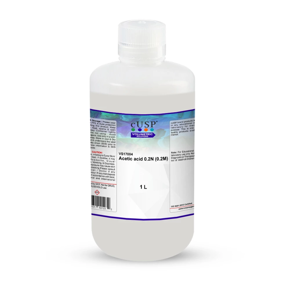 Acetic Acid 0.200N (0.2M)