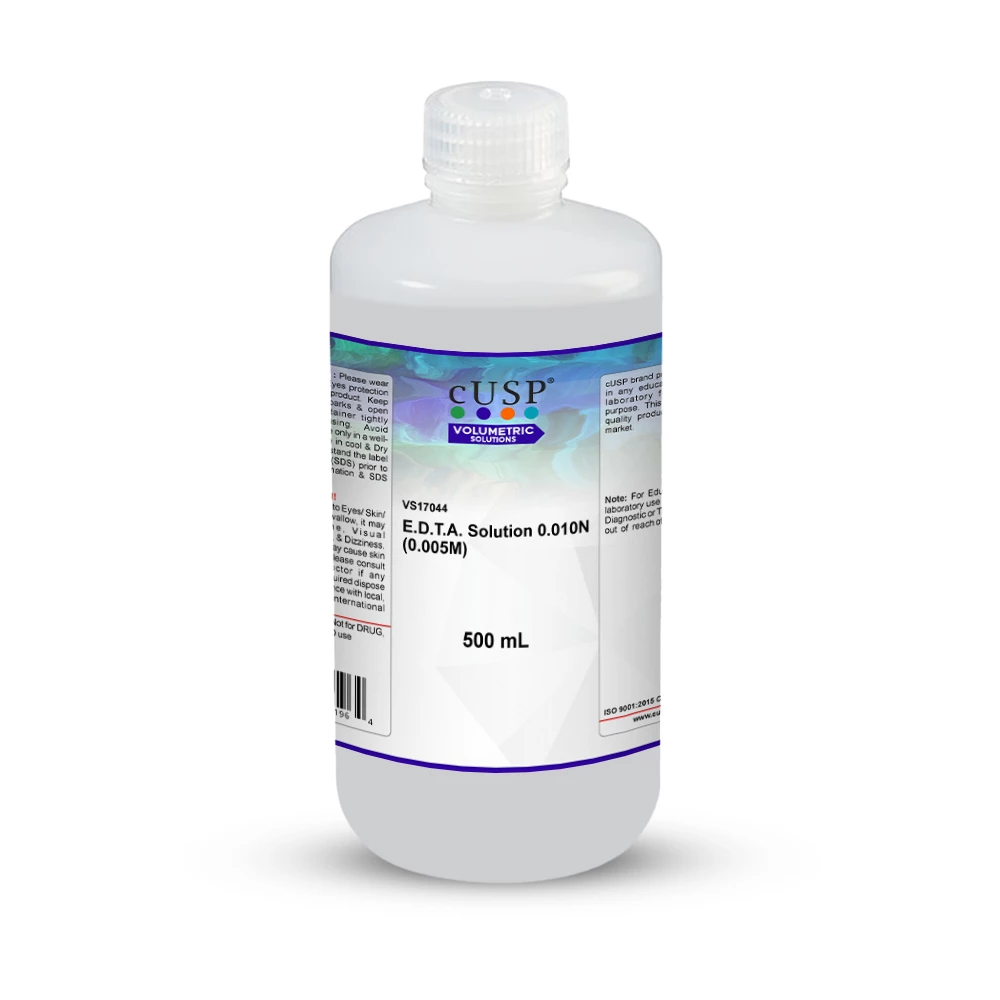EDTA Solution 0.010N (0.005M)
