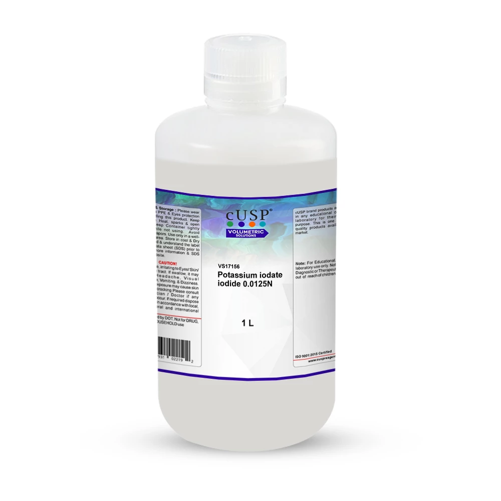 Potassium Iodate-Iodide 0.0125N