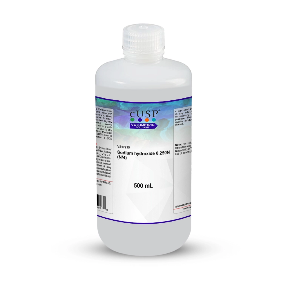 Sodium Hydroxide 0.250N (N/4)