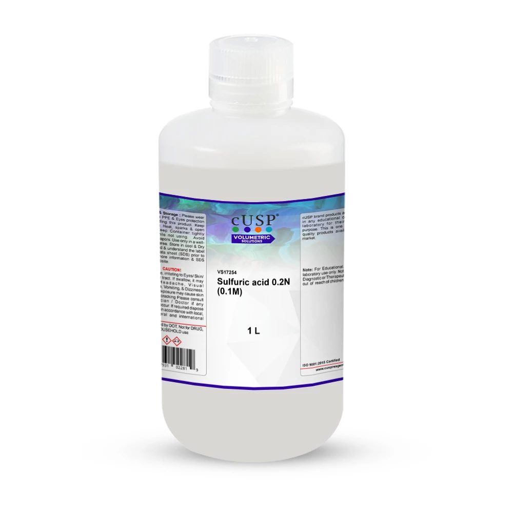 Sulfuric Acid 0.200N (0.1M)